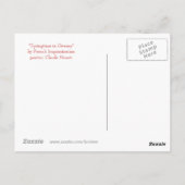 Claude MonetによるGibernyの春 ポストカード (裏面)