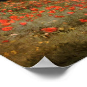 Claude Monetのアルゼンテイユ近くのポピー畑 ポスター (角)