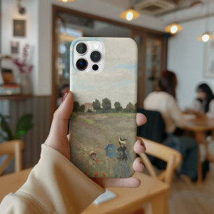 Claude Monetのアルゼンテイユ近くのポピー畑 iPhone 15 Proケース
