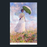 Claude Monetの傘を持つ女性 ポスター<br><div class="desc">このタイトル絵画の「Lady with anglas by Claude Monet」は、有名なアーティストClaude Monetによって作られている。クロード・モネについてクロード・モネは印象派のスタイルの創始者であっフランスのた絵画。クロード・モネの傘を持ったレディは、自然の前に起こった自分の認識の哲学の中で最も一貫性のある多作の開業医であっ絵画た。モネの主題は彼の身近な環境から来た、彼の人々と彼が知っ色彩の鮮やかている場所最高のであった。最初の妻カミーユと二番目の妻アリスは、よくモデルになっていた。彼の風景の絵画はフランスの北のまわりに部とロンドンへの旅を描いているが、彼は普仏戦争を逃れた。晩年は目が不自由だったが、彼は色彩の鮮やか終わるまで目が悪い。</div>