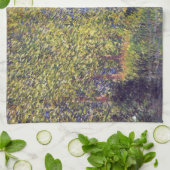 Claude Monetの近くのエプテ川で曲げる キッチンタオル (折り畳み)