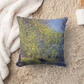 Claude Monetの近くのエプテ川で曲げる クッション (ブランケット)