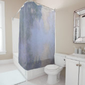 Claude MonetのGiverny近くのセーヌ川の朝 シャワーカーテン (インサイチュ)