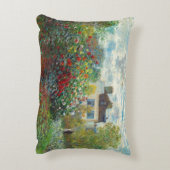 Claude Monet – アルジェンテウイルのアーティストガーデン アクセントクッション (裏面(縦))