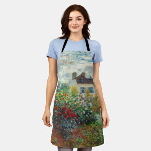 Claude Monet – アルジェンテウイルのアーティストガーデン エプロン
