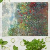 Claude Monet – アルジェンテウイルのアーティストガーデン キッチンタオル (折り畳み)