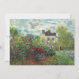 Claude Monet – アルジェンテウイルのアーティストガーデン サンキューカード