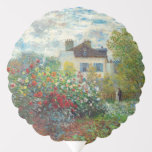 Claude Monet – アルジェンテウイルのアーティストガーデン バルーン<br><div class="desc">アルゼンチュイルのアーティストガーデン/ダリアと庭園の一角 – クロード・モネ，キャンバス上の油,  1873</div>