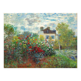 Claude Monet – アルジェンテウイルのアーティストガーデン フォトプリント
