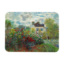 Claude Monet – アルジェンテウイルのアーティストガーデン マグネット