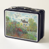 Claude Monet – アルジェンテウイルのアーティストガーデン メタルランチボックス (裏面)