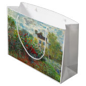 Claude Monet – アルジェンテウイルのアーティストガーデン ラージペーパーバッグ (裏面アングル)