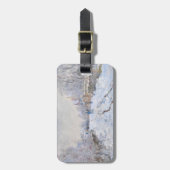 Claude Monet – アルジェンテウイルの雪のぶら下がった景色 ラゲッジタグ (正面縦)