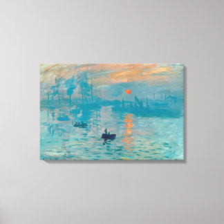 CLAUDE MONET – 印象、日の出1872 キャンバスプリント