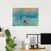 CLAUDE MONET – 印象、日の出1872 ポスター (ホームオフィス)