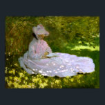 Claude Monet：読者 ポスター<br><div class="desc">印象派の画家クロード色彩の鮮やか・モネーによる美しいフランスのクラシックの春のポスター。</div>