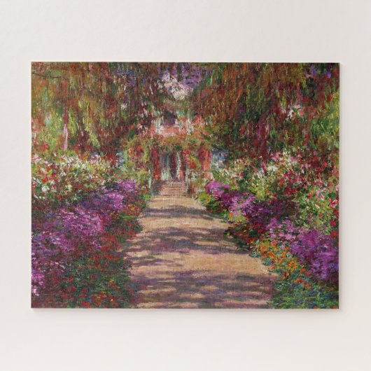 Claude Monet | A Pathway in Monet's Garden ジグソーパズル (横)