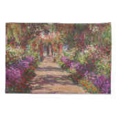 Claude Monet | A Pathway in Monet's Garden 枕カバー (裏面)