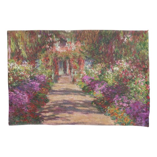 Claude Monet | A Pathway in Monet's Garden 枕カバー (正面)
