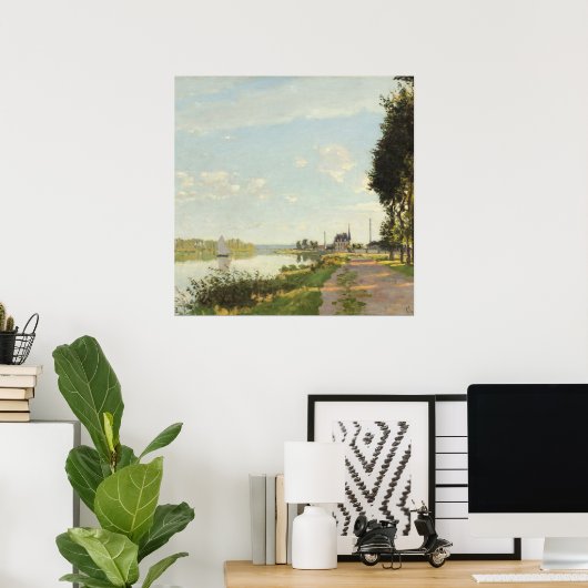 Claude Monet - Argenteuil ポスター (ホームオフィス)