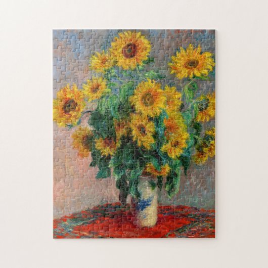 Claude Monet - Bouquet of Sunflowers ジグソーパズル (縦)
