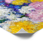 Claude Monet - Chrysanthemums ポスター (角)