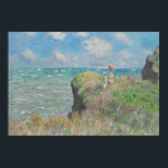 Claude Monet - Cliff Walk at Pourville ポスター<br><div class="desc">Claude Monet - Cliff Walk at Pourville - 1882 - oil painting</div>