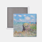 Claude Monet - Cliff Walk at Pourville マグネット (正面/裏面)