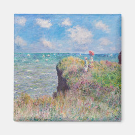 Claude Monet - Cliff Walk at Pourville マグネット