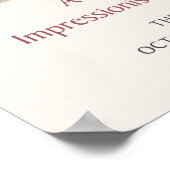 Claude Monet Cliff Walk at Pourville Art Exhibit ポスター (角)