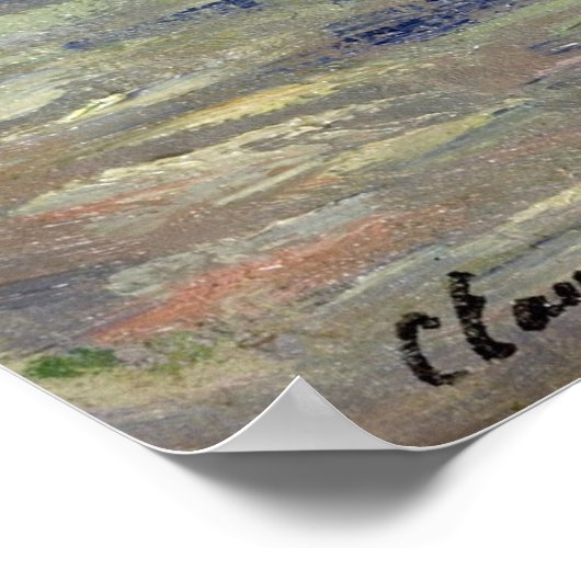 Claude Monet ~ Dutch Tulips ポスター (角)