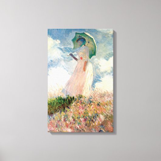 Claude Monet – Essai de figure en plein-air – 1886 キャンバスプリント (正面)