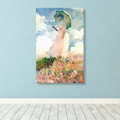 Claude Monet – Essai de figure en plein-air – 1886 キャンバスプリント (インサイチュ (ウッドフロア))