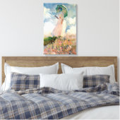 Claude Monet – Essai de figure en plein-air – 1886 キャンバスプリント (インサイチュ (寝室))