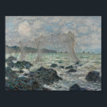Claude Monet - Fishing Nets at Pourville ポスター<br><div class="desc">Fishing Nets at Pourville by Claude Monet, 1882. Claude Monet was a founder of French Impressionist painting, and the most consistent and prolific practitioner of the movement's philosophy of expressing one's perceptions before nature, especially as applied to plein-air landscape painting. The term "Impressionism" is derived from the title of his...</div>