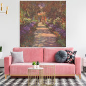 Claude Monet – Gartenweg – 1902 キャンバスプリント (インサイチュ (リビング))