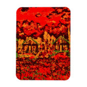 Claude Monet Houses at Argenteuil （修正） マグネット (縦)