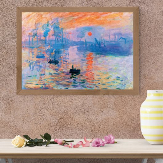 Claude Monet Impression, Sunrise (1872) Poster ポスター