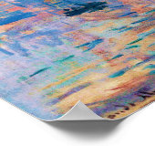 Claude Monet Impression, Sunrise (1872) Poster ポスター (角)