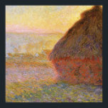 Claude Monet Impressionist Painting Graystaks I ポスター<br><div class="desc">Impressionist Landscape Painting by Claude Monet - Classic Masterpieces - Claude Monet's Nature Painting Series - Graystaks I</div>
