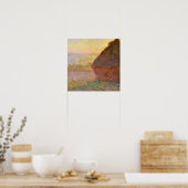 Claude Monet Impressionist Painting Graystaks I ポスター (キッチン)