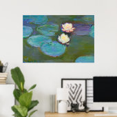 Claude Monet Impressionist Water Lillies Nympheas ポスター (ホームオフィス)