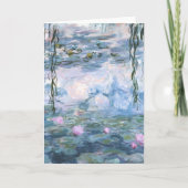Claude Monet Impressionist Water Lillies Painting カード (正面)