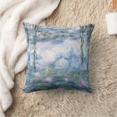 Claude Monet Impressionist Water Lillies Painting クッション (ブランケット)