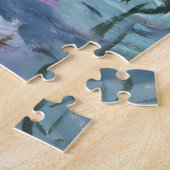 Claude Monet Impressionist Water Lillies Painting ジグソーパズル (側面)