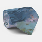 Claude Monet Impressionist Water Lillies Painting ネクタイ (ロール)