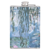 Claude Monet Impressionist Water Lillies Painting フラスク (裏面)