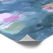 Claude Monet Impressionist Water Lillies Painting ポスター (角)