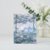 Claude Monet Impressionist Water Lillies Painting ポストカード (スタンド正面)