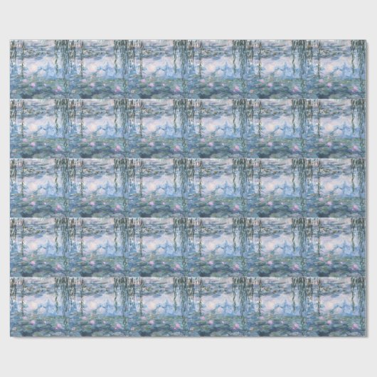 Claude Monet Impressionist Water Lillies Painting ラッピングペーパー (フラット)